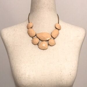 Stylish Cream Statement Necklace